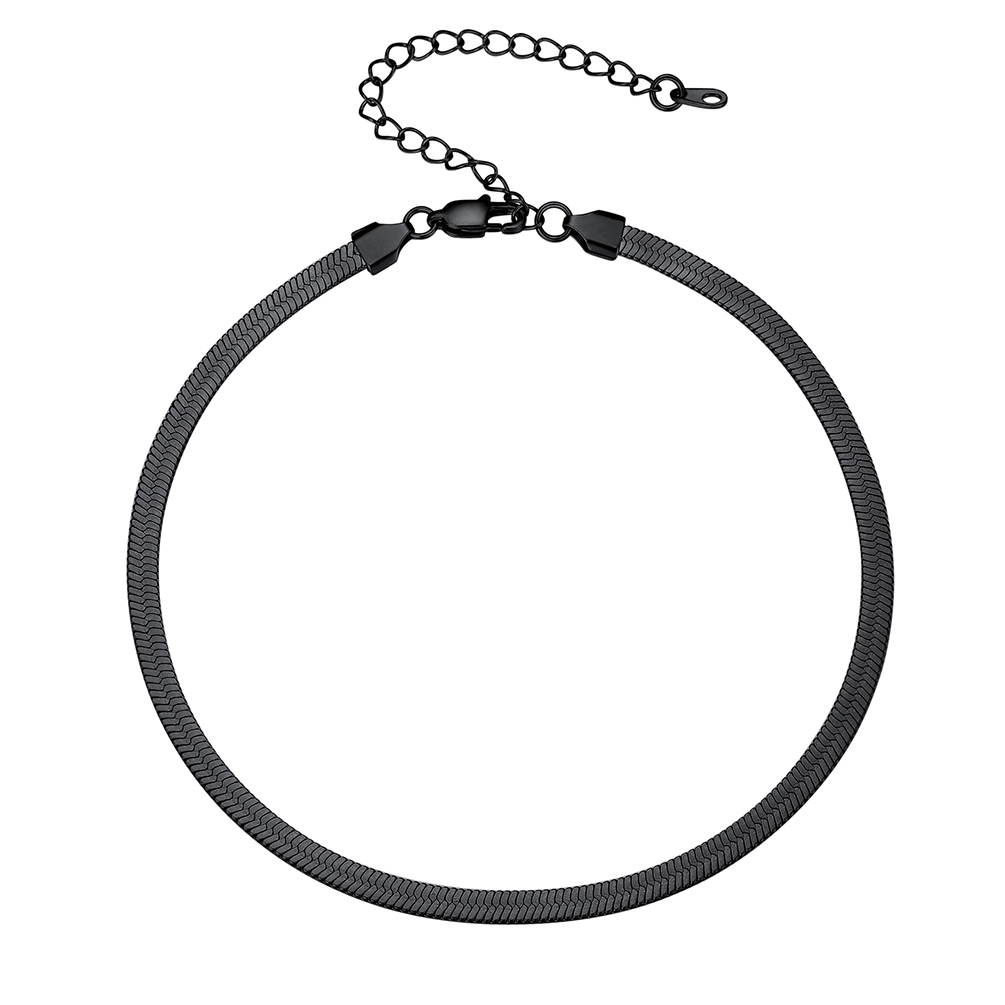 Herringbone Flat Chain Choker