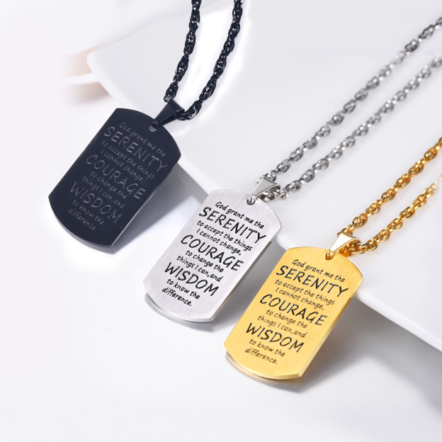 Inspirational Bible Verse Necklace
