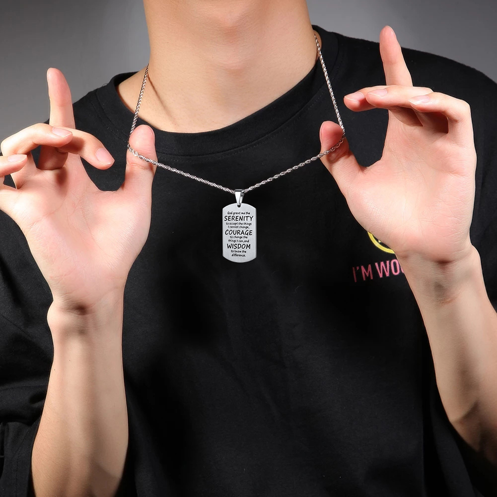 Inspirational Bible Verse Necklace