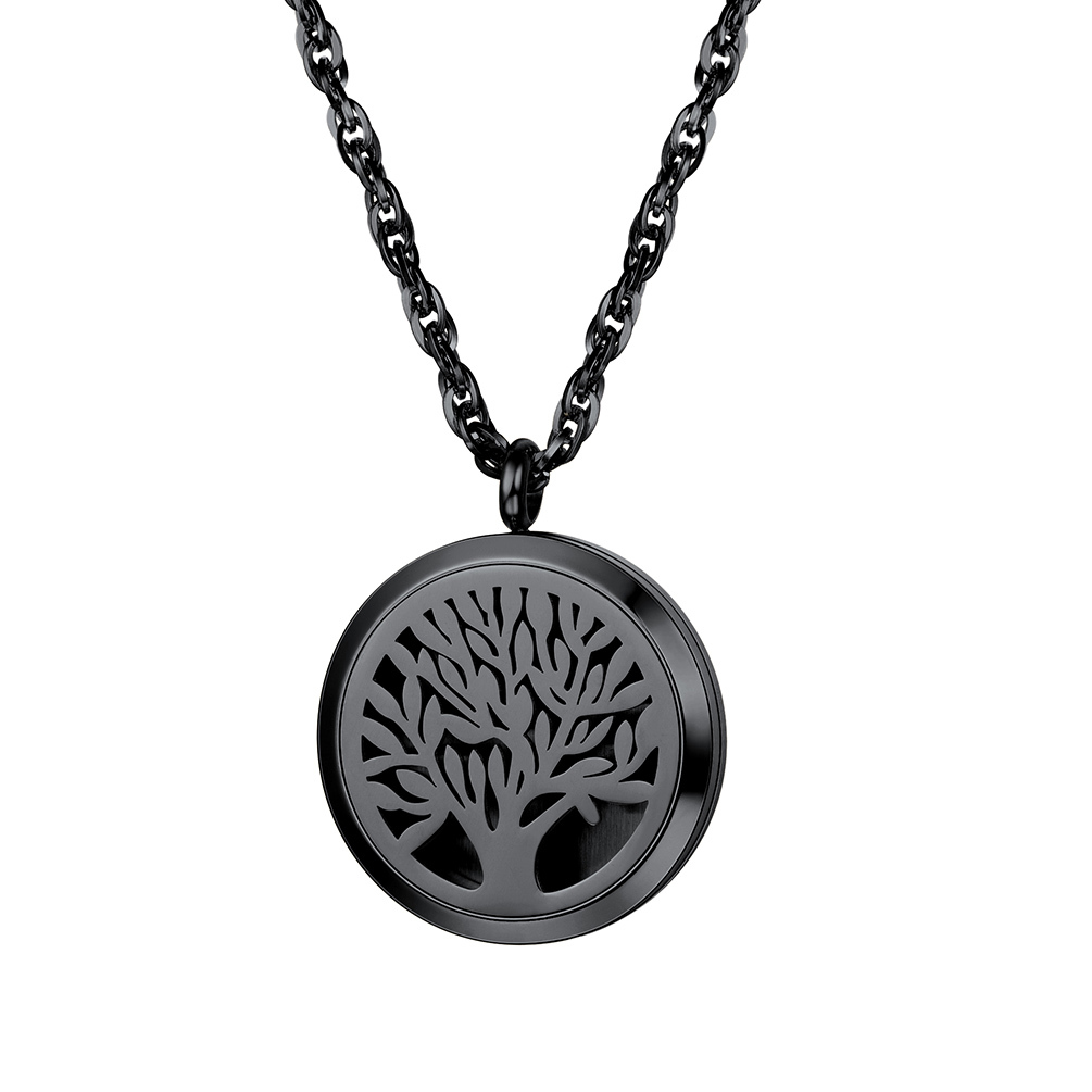 Tree of Life Locket Perfume Necklace handle