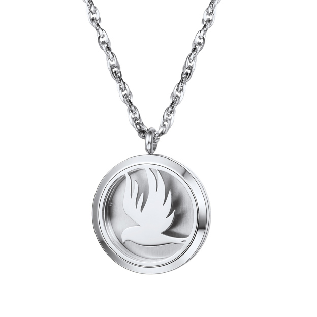 Flying Bird Diffuser Necklace