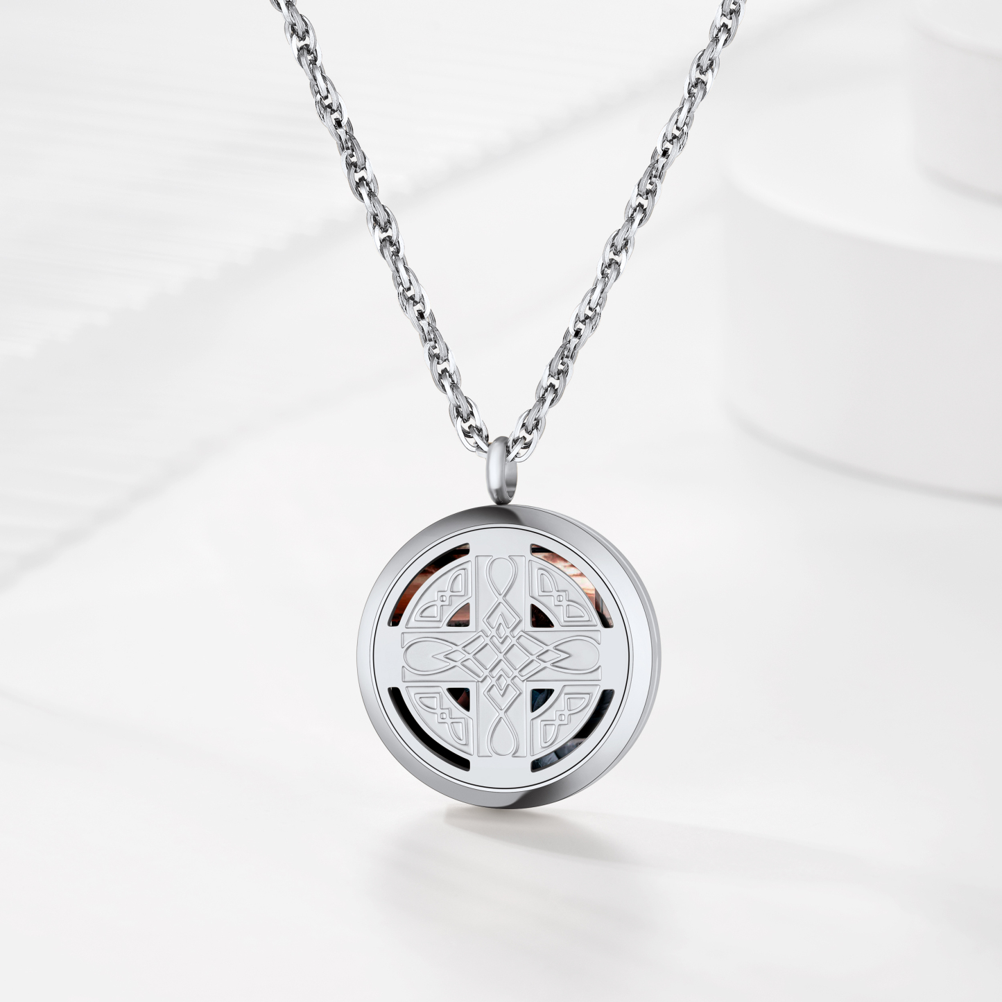 Diffuser Necklace Celtic Knot Pendant