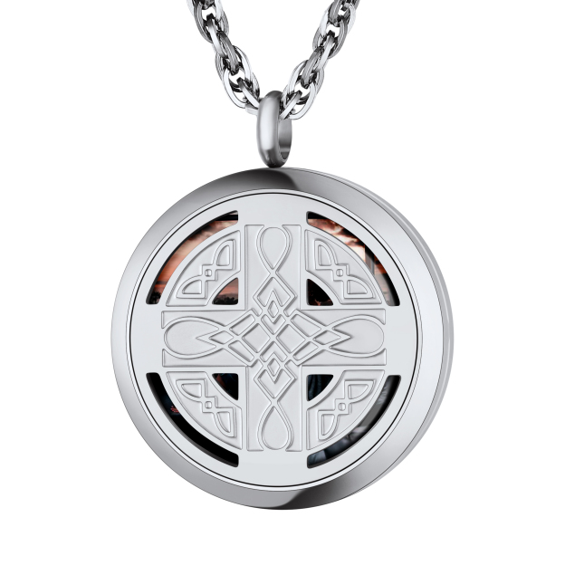 Diffuser Necklace Celtic Knot Pendant