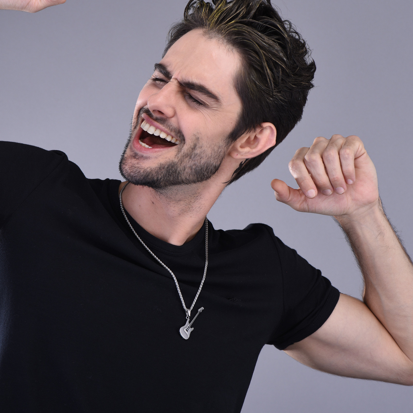 Guitar Necklace for Men Women