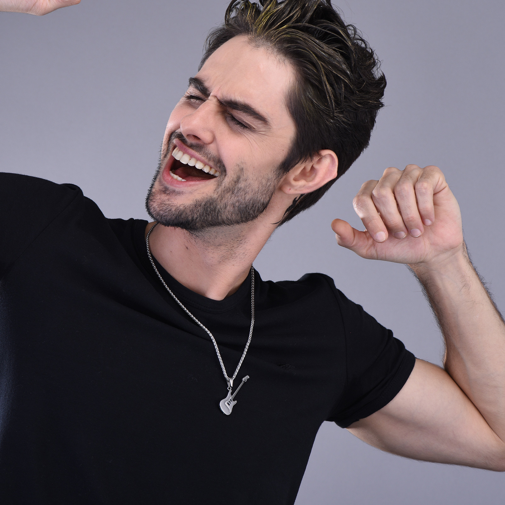 Guitar Necklace for Men Women