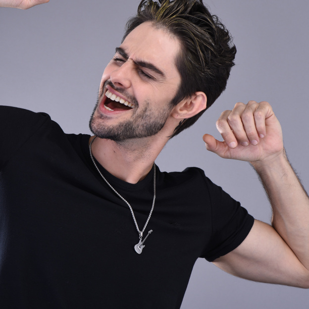 Guitar Necklace for Men Women