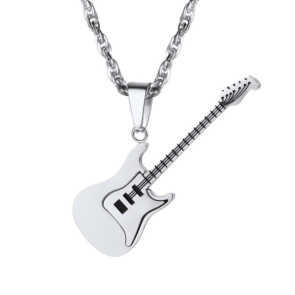 Guitar Necklace for Men Women