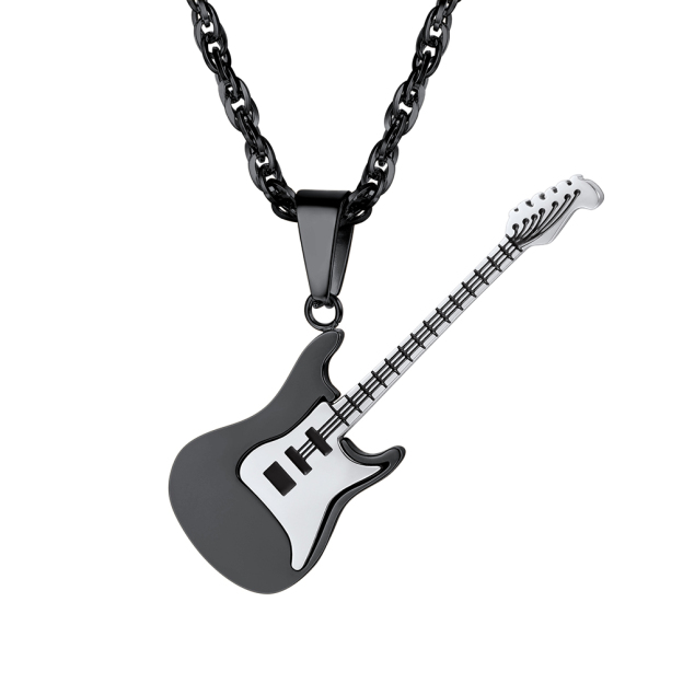 Guitar Necklace for Men Women