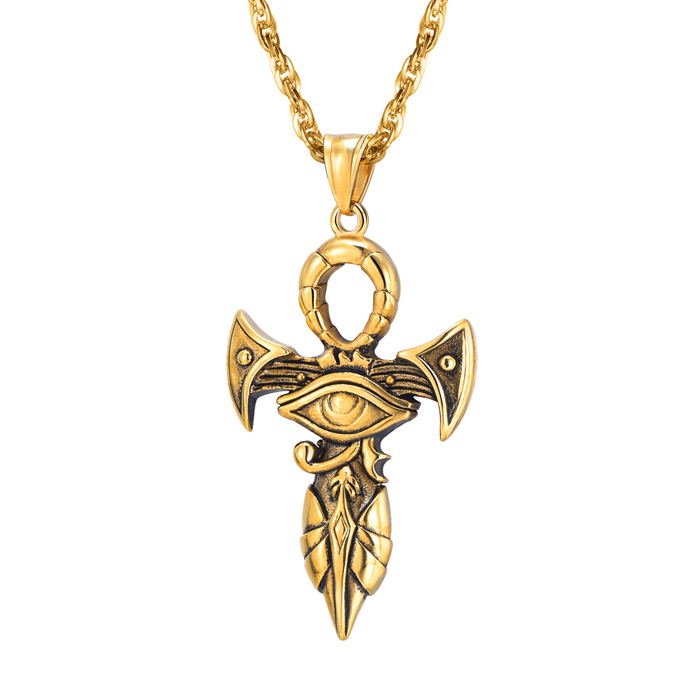 Ankh Cross Pendant Necklace