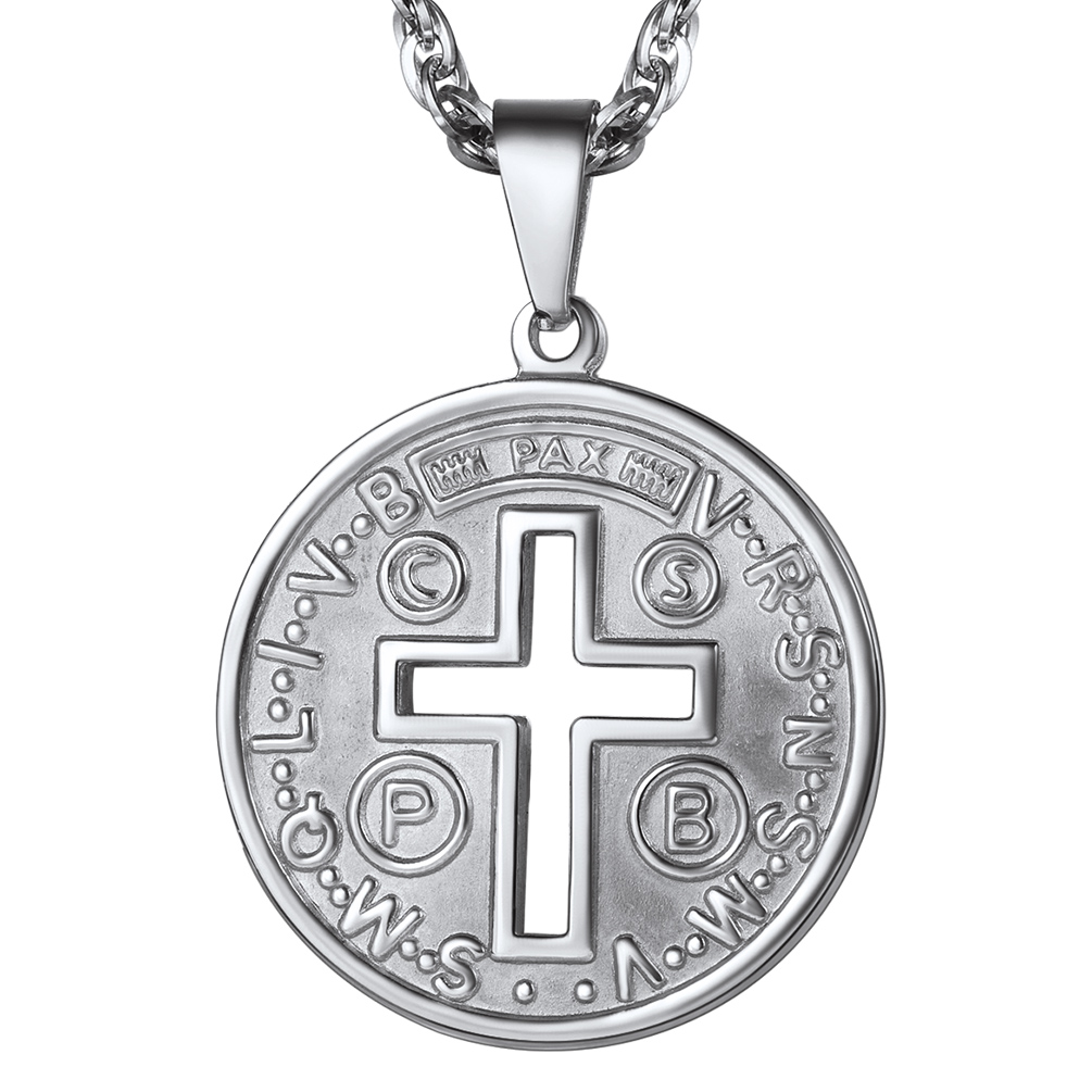 St Benedict Cross Pendant Jewelry