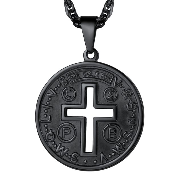 St Benedict Cross Pendant Jewelry
