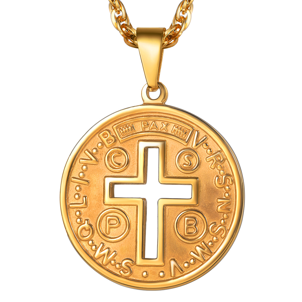 St Benedict Cross Pendant Jewelry