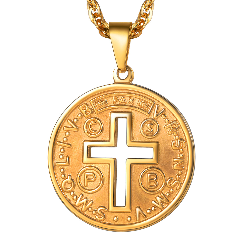 St Benedict Cross Pendant Jewelry