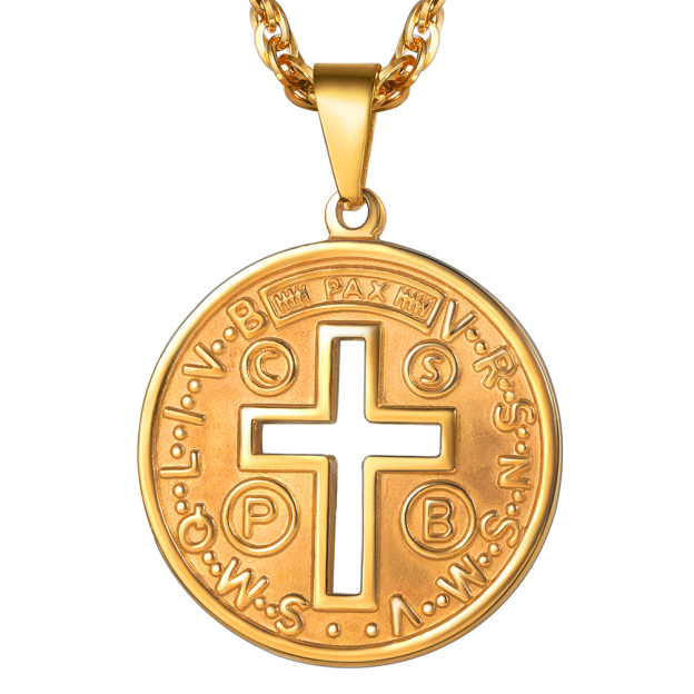 St Benedict Cross Pendant Jewelry