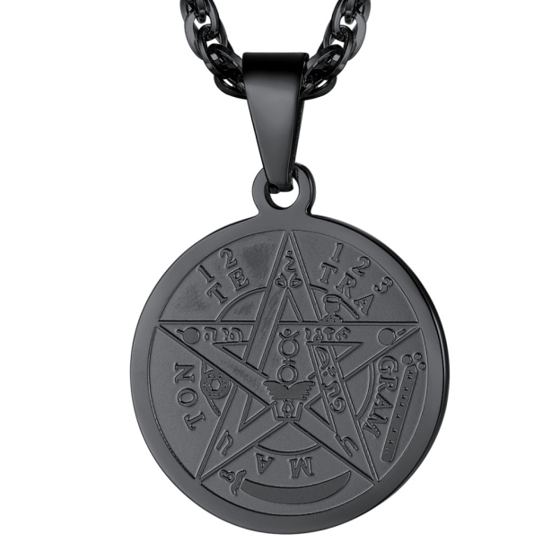 Tetragrammaton Pentacle Necklace Amulet