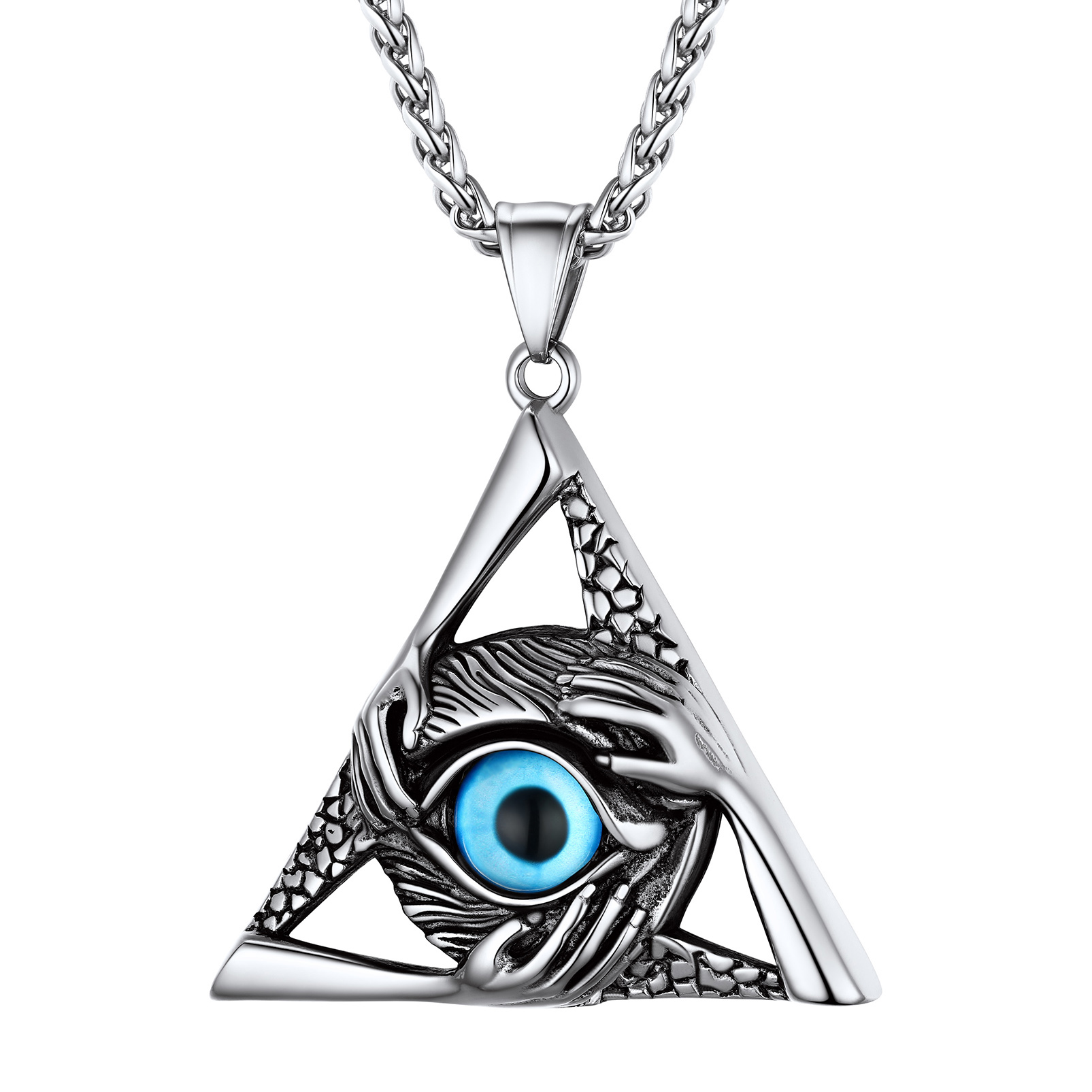 Blue Evil Eye Necklace 