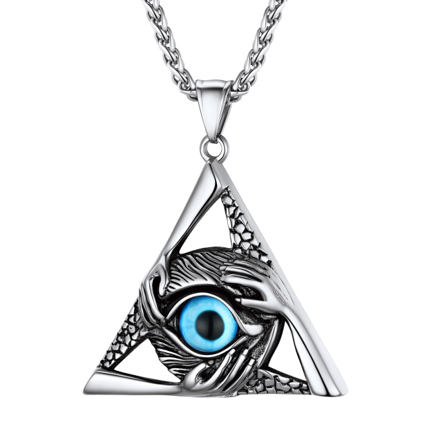 Blue Evil Eye Necklace 