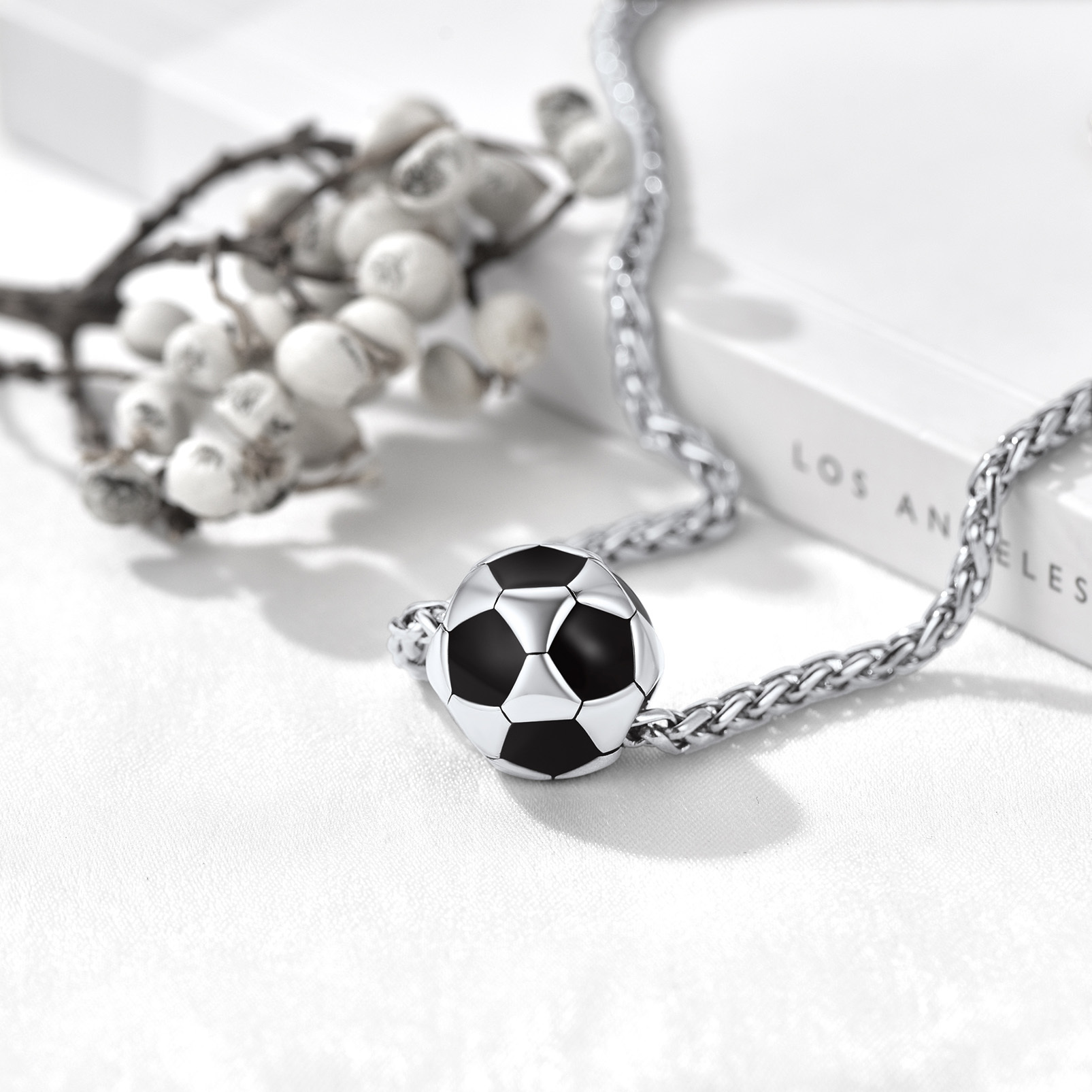 Football Pendant Soccer Necklace