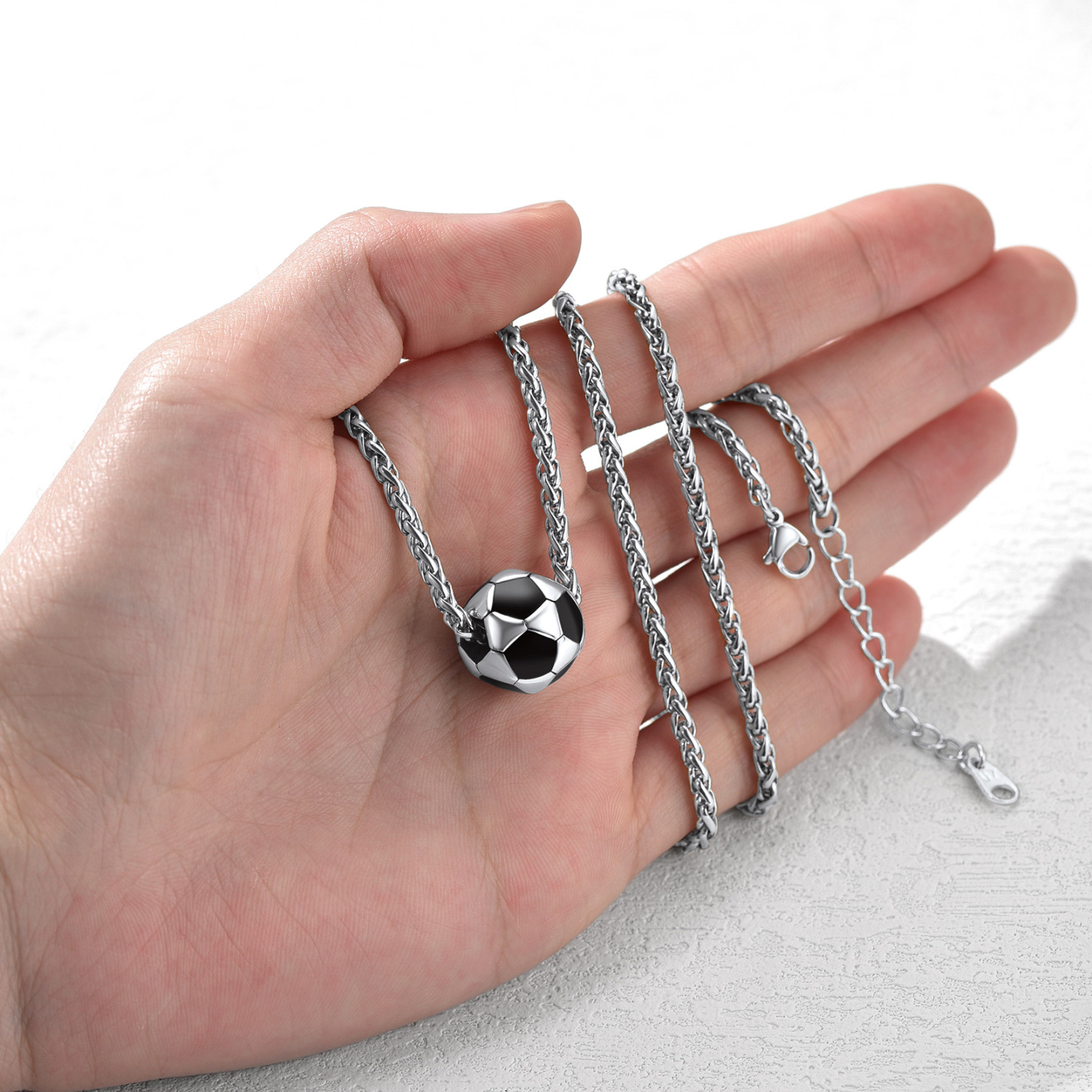 Football Pendant Soccer Necklace