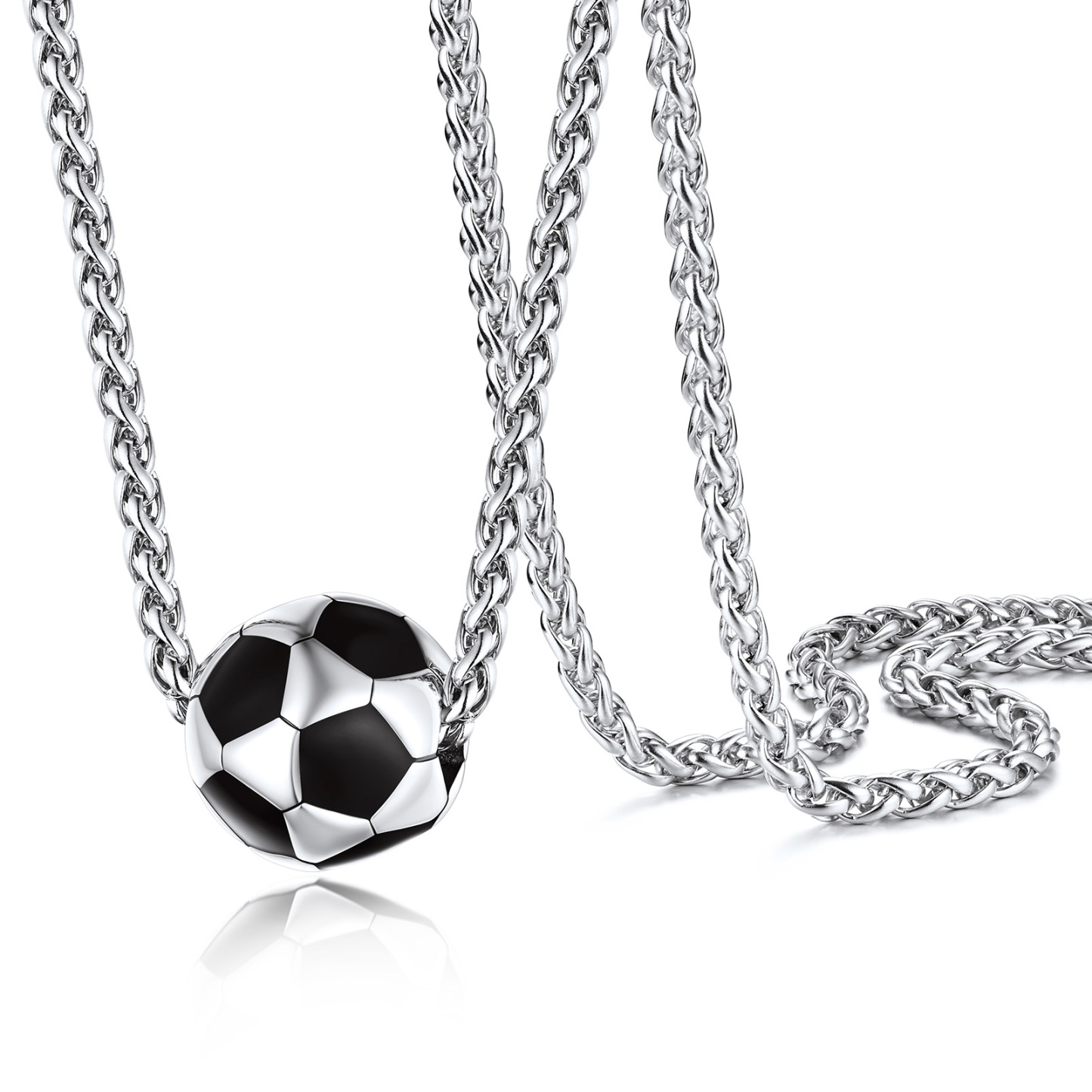 Football Pendant Soccer Necklace