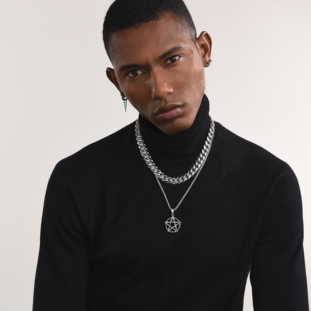 Pentacle Necklace Protection Amulet