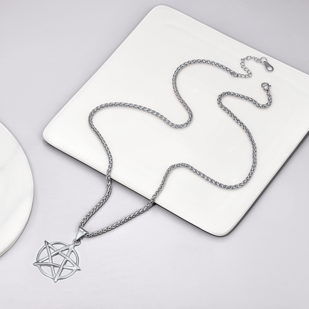Pentacle Necklace Protection Amulet
