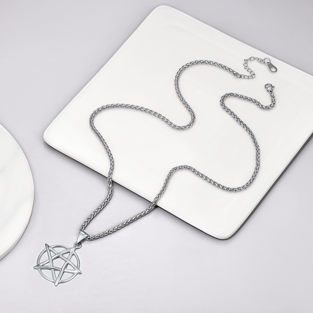 Pentacle Necklace Protection Amulet