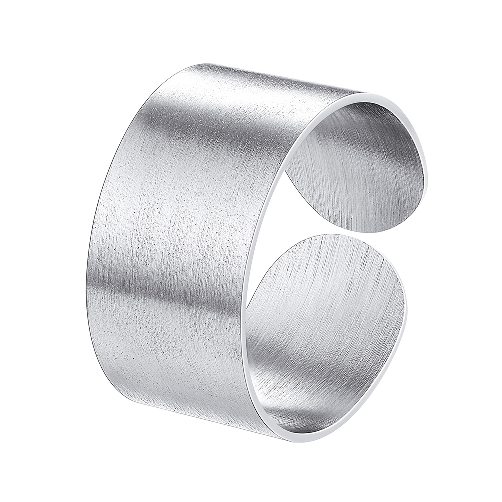 Black Plated Band Ring 