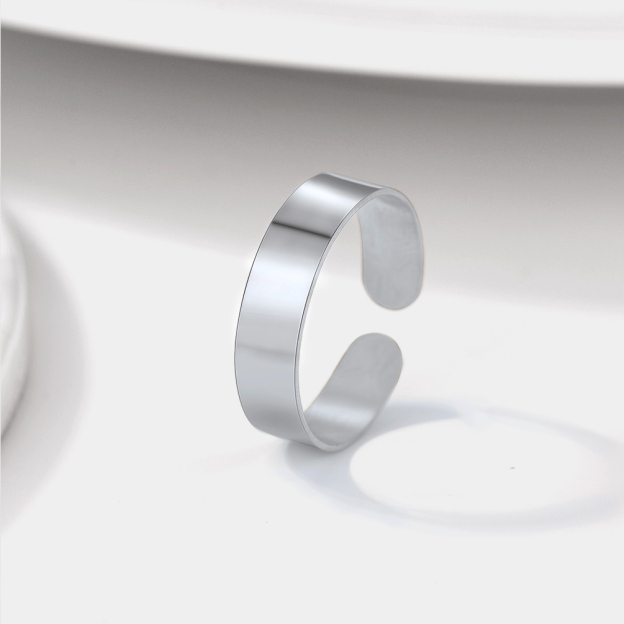 316L Stainless Steel Cuff Ring
