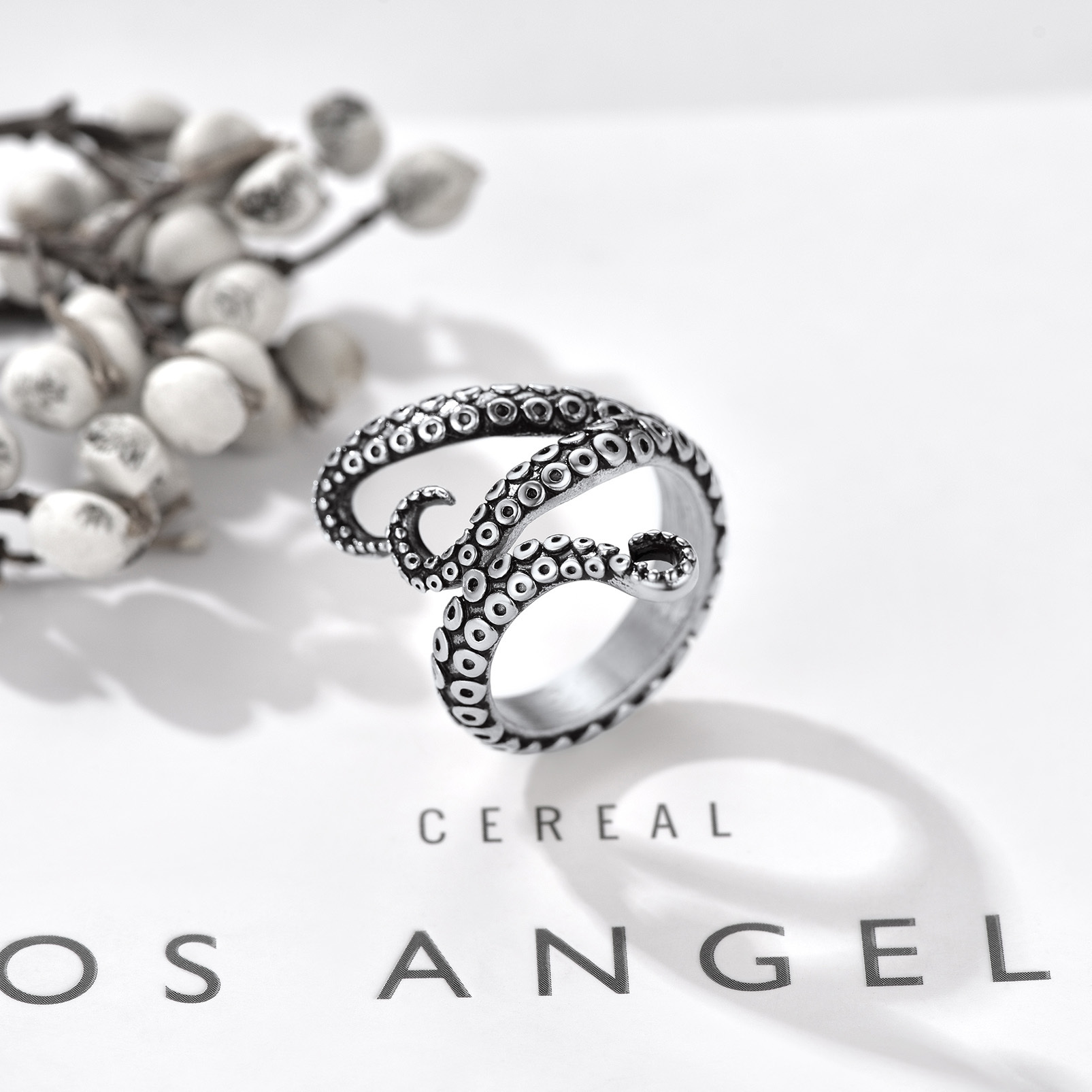 Octopus Gold Pinky Ring