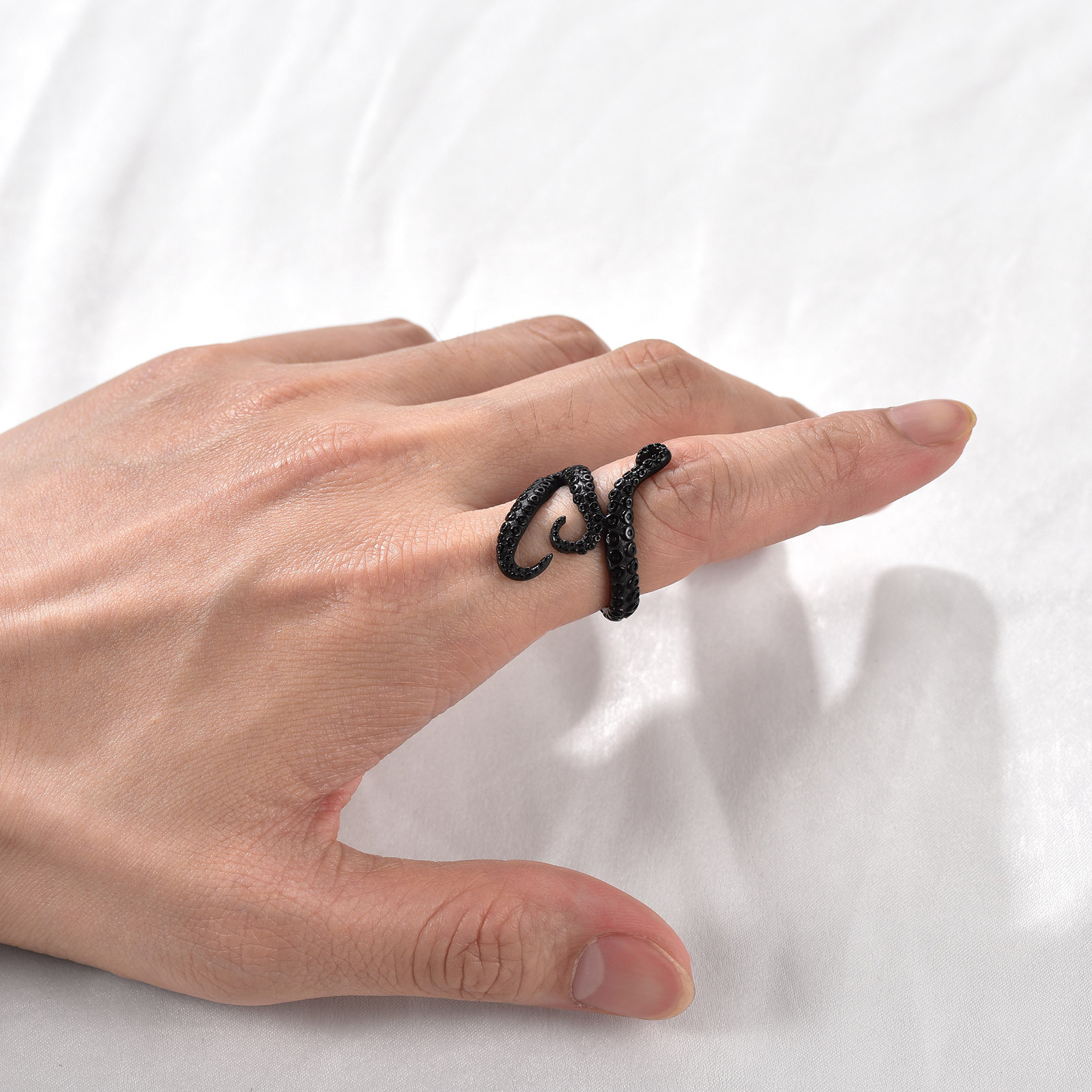 Octopus Gold Pinky Ring