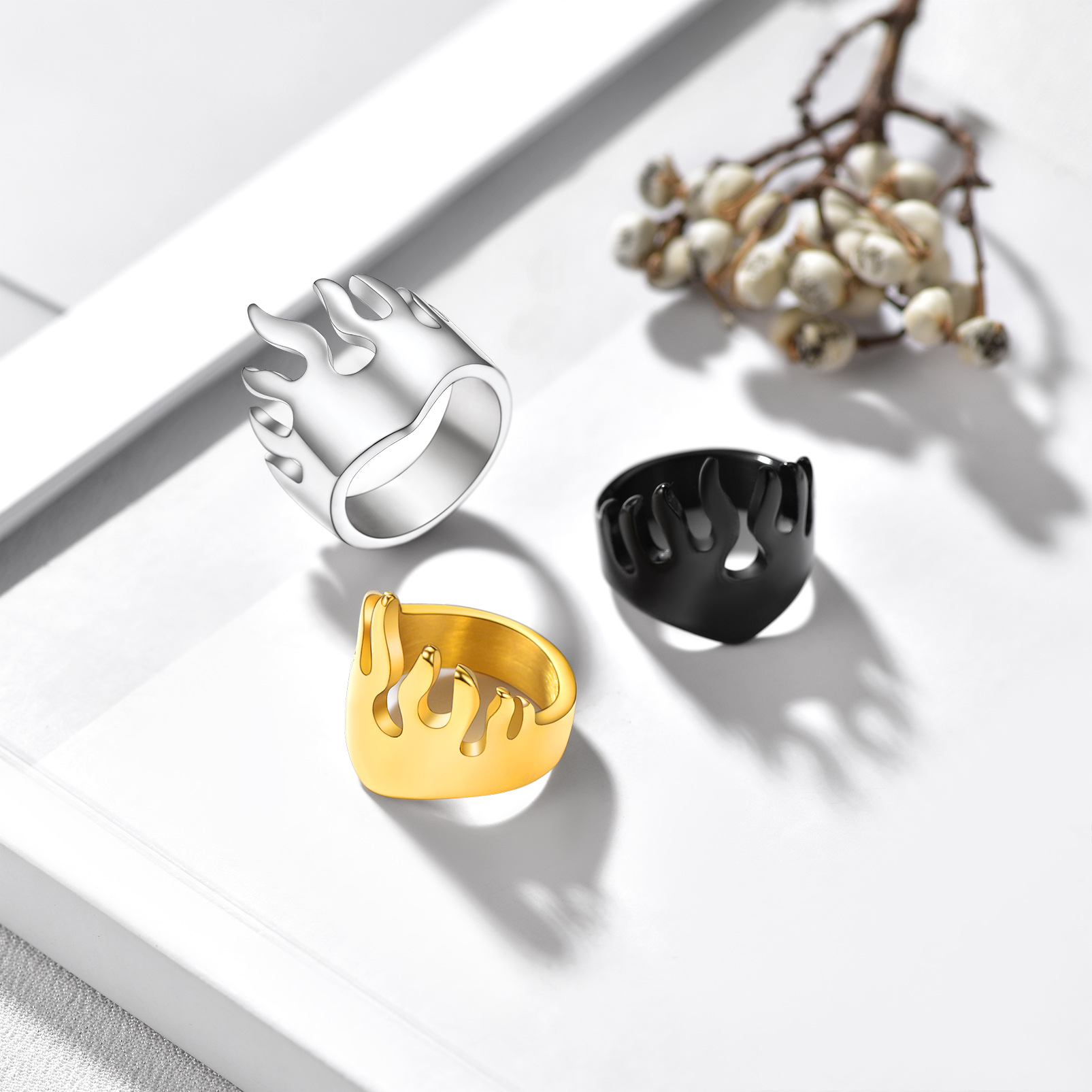 Stainless Steel Flame Ring