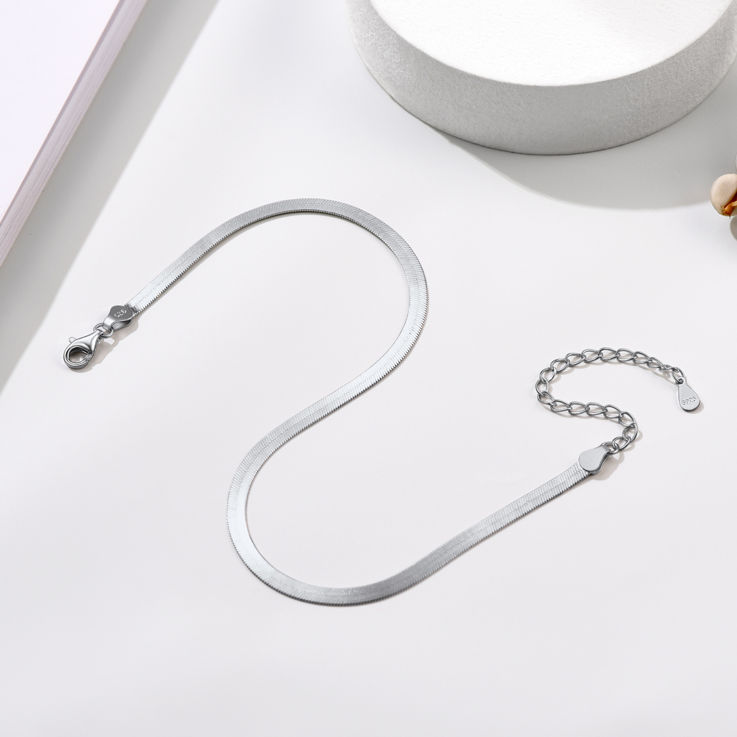 Herringbone Snake Chain Anklets