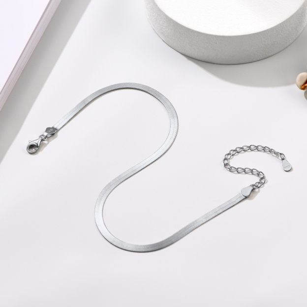 Herringbone Snake Chain Anklets