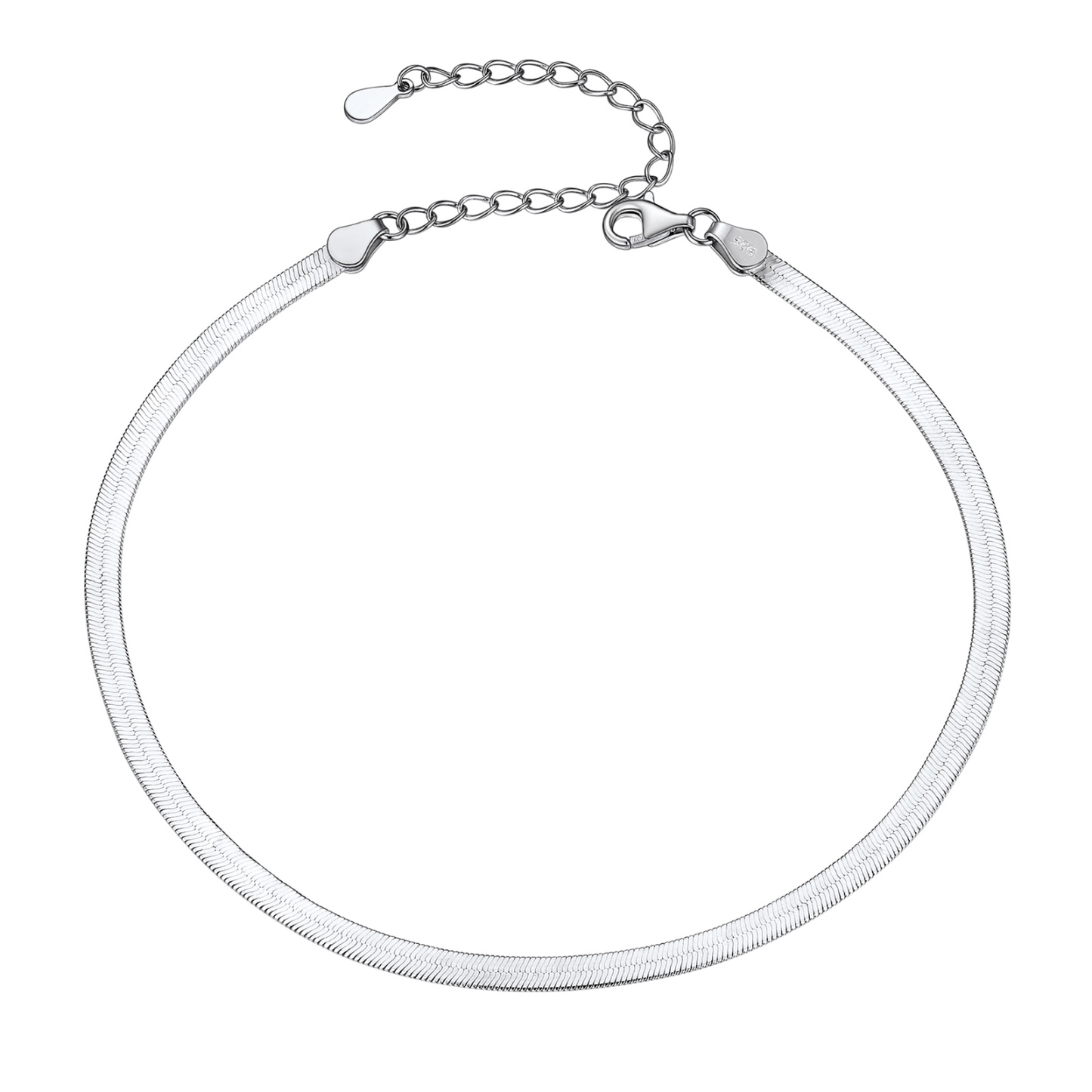 Herringbone Snake Chain Anklets