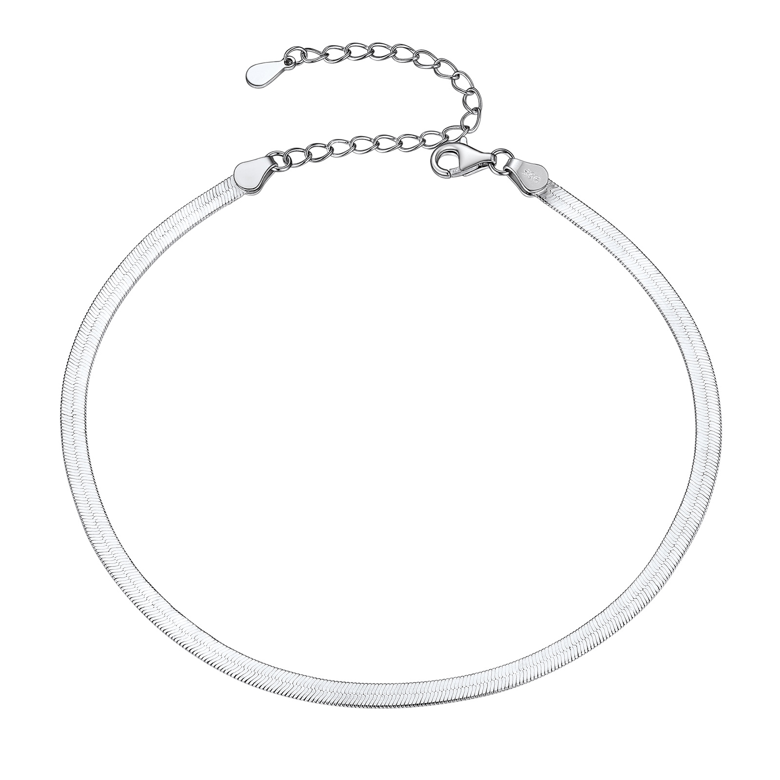 Herringbone Snake Chain Anklets