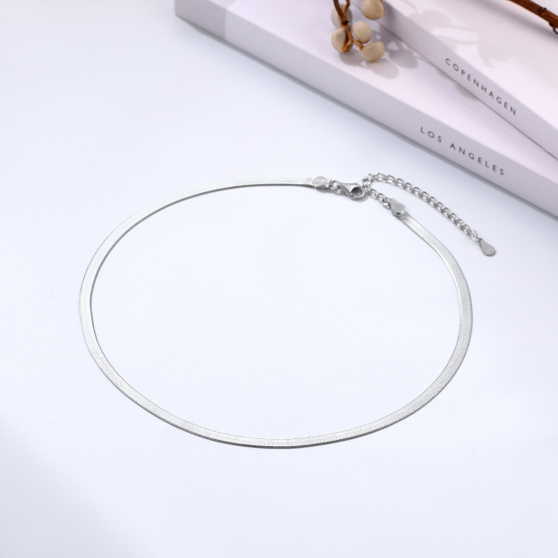 925 Sterling Silver Choker Necklace