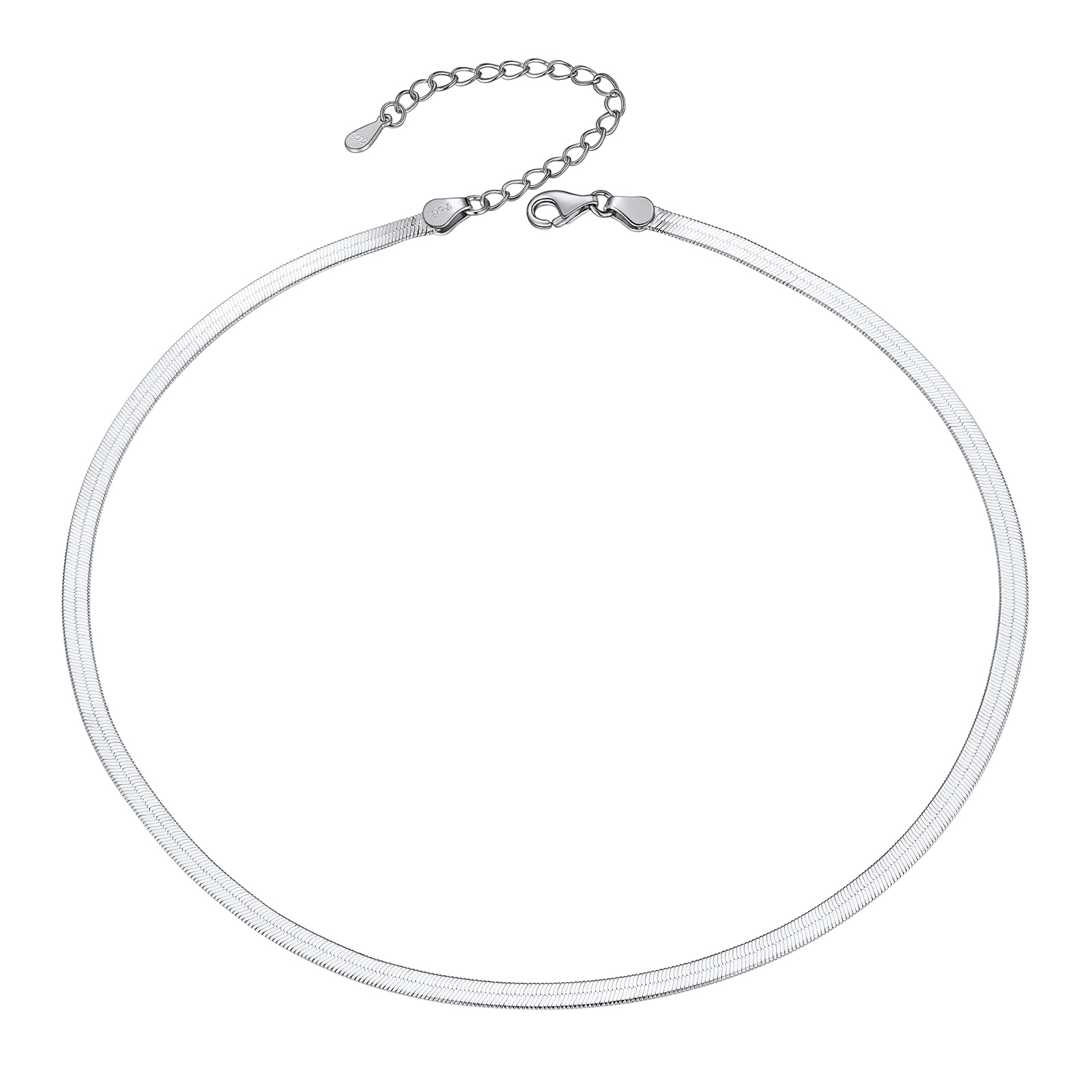 925 Sterling Silver Choker Necklace