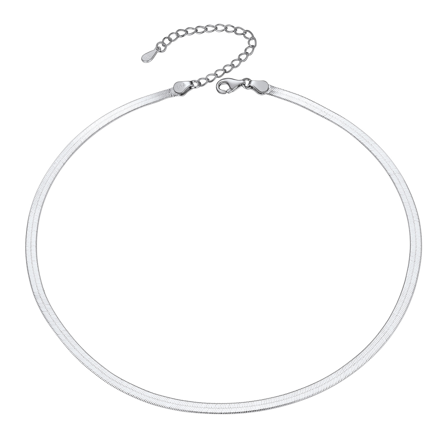 925 Sterling Silver Choker Necklace