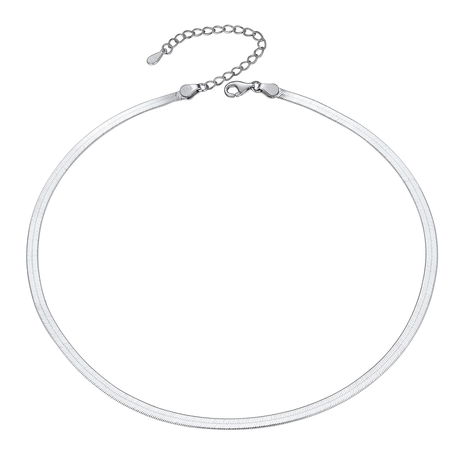 925 Sterling Silver Choker Necklace