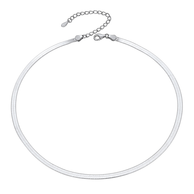 925 Sterling Silver Choker Necklace
