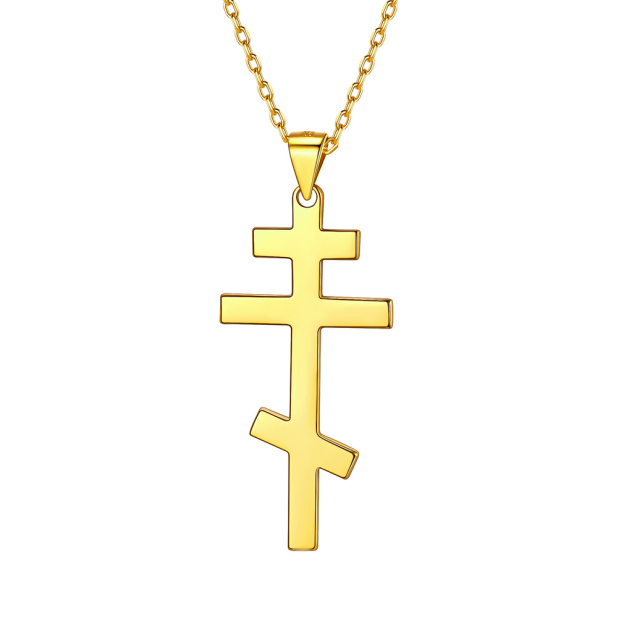925 Sterling Silver Orthodox Cross Necklace