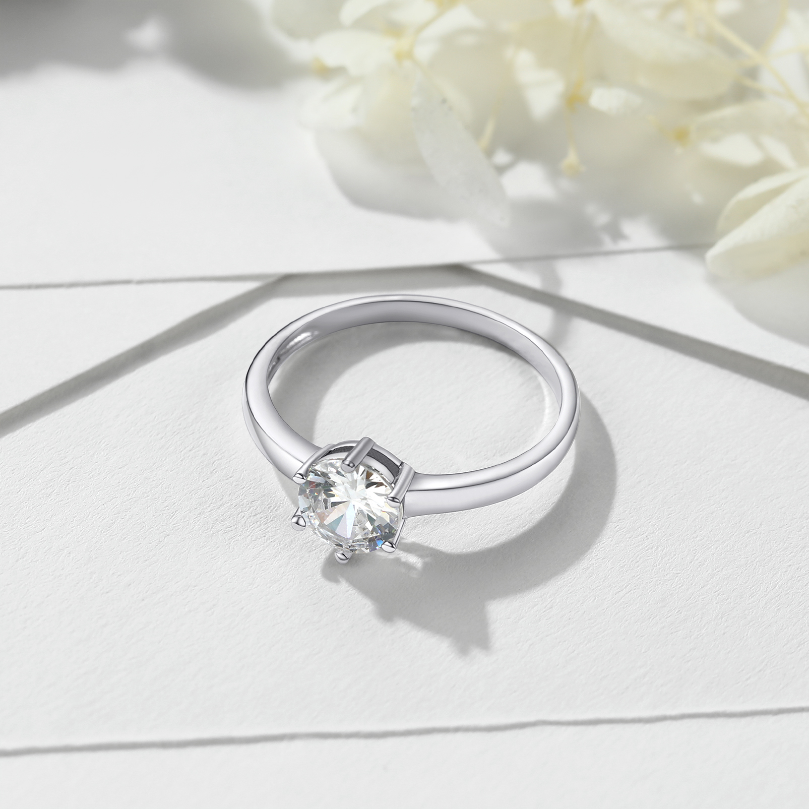 Sterling Silver Cz Ring 