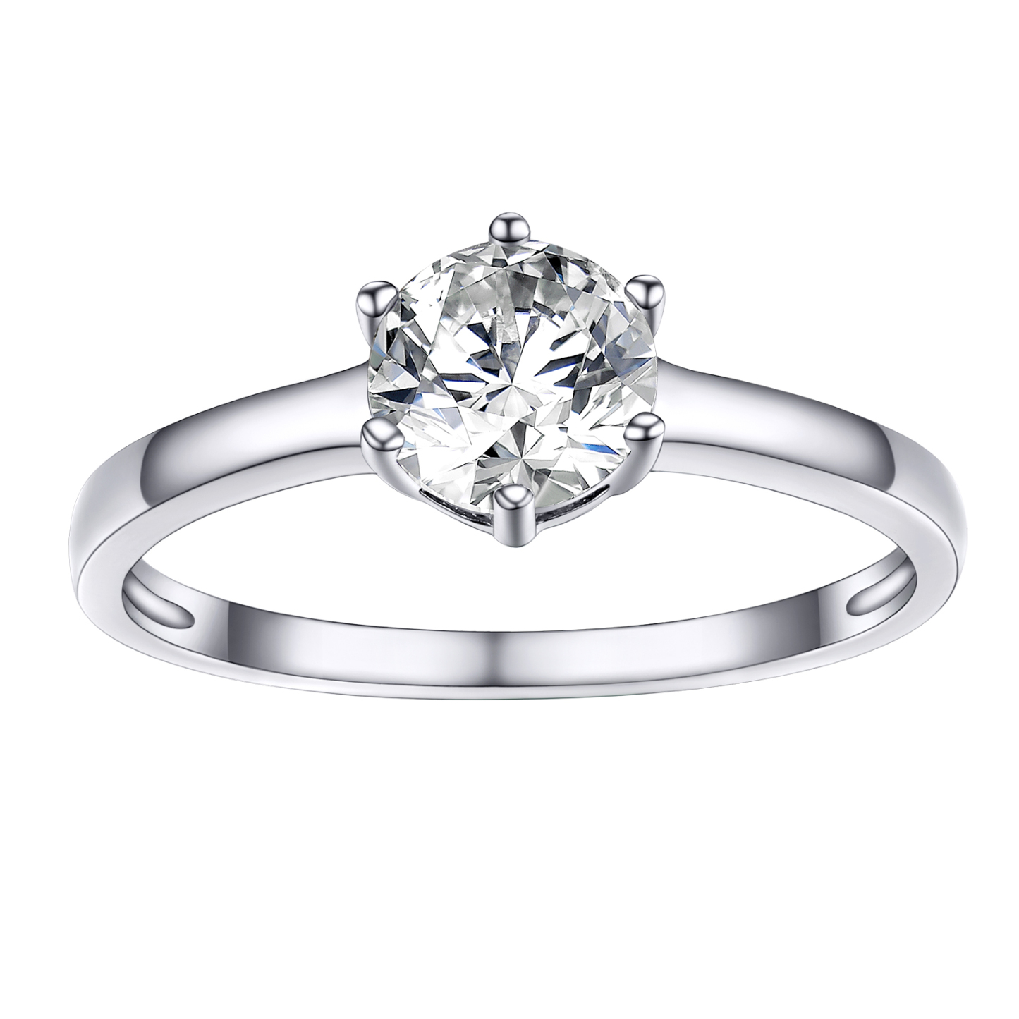 Sterling Silver Cz Ring