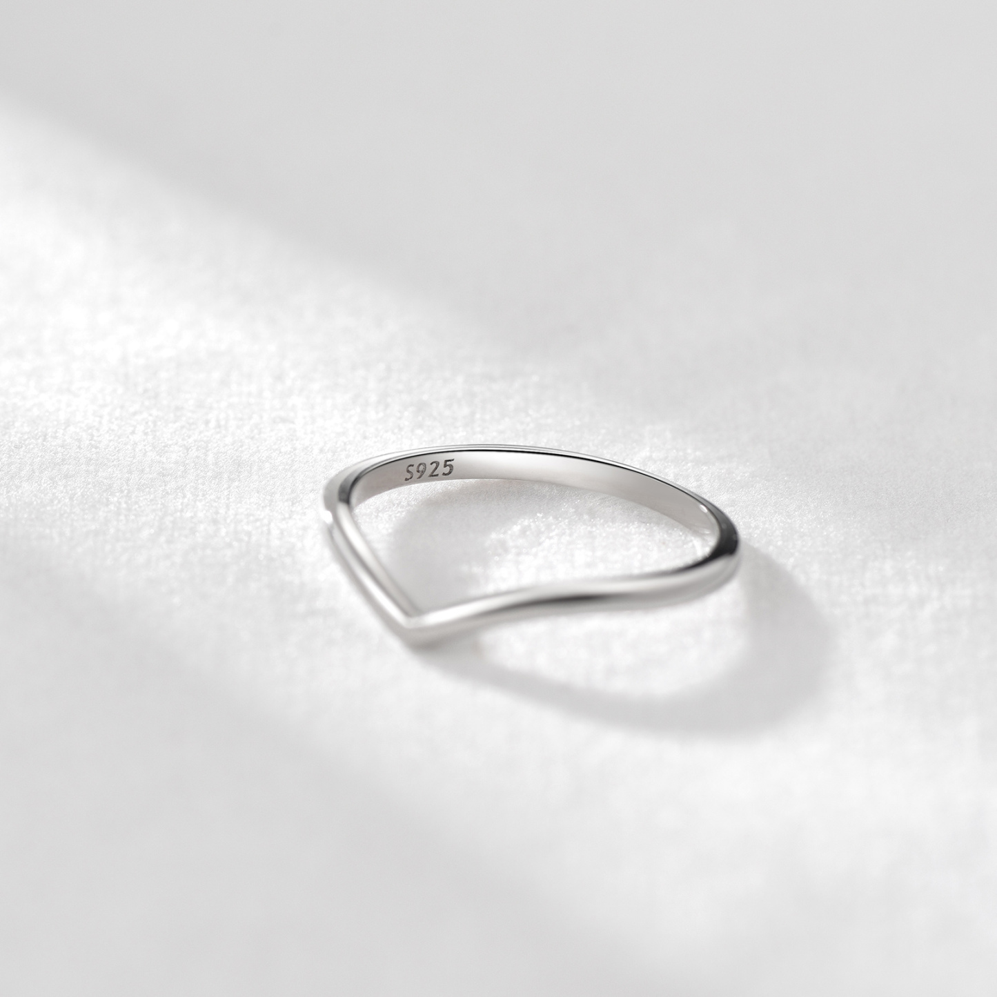 S925 Silver Wishbone Ring