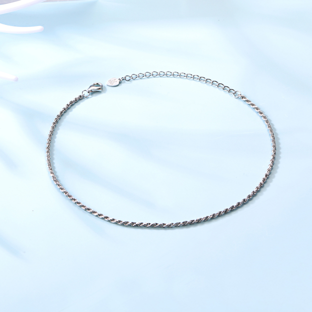Women Sterling Silver Ankle Bracelet