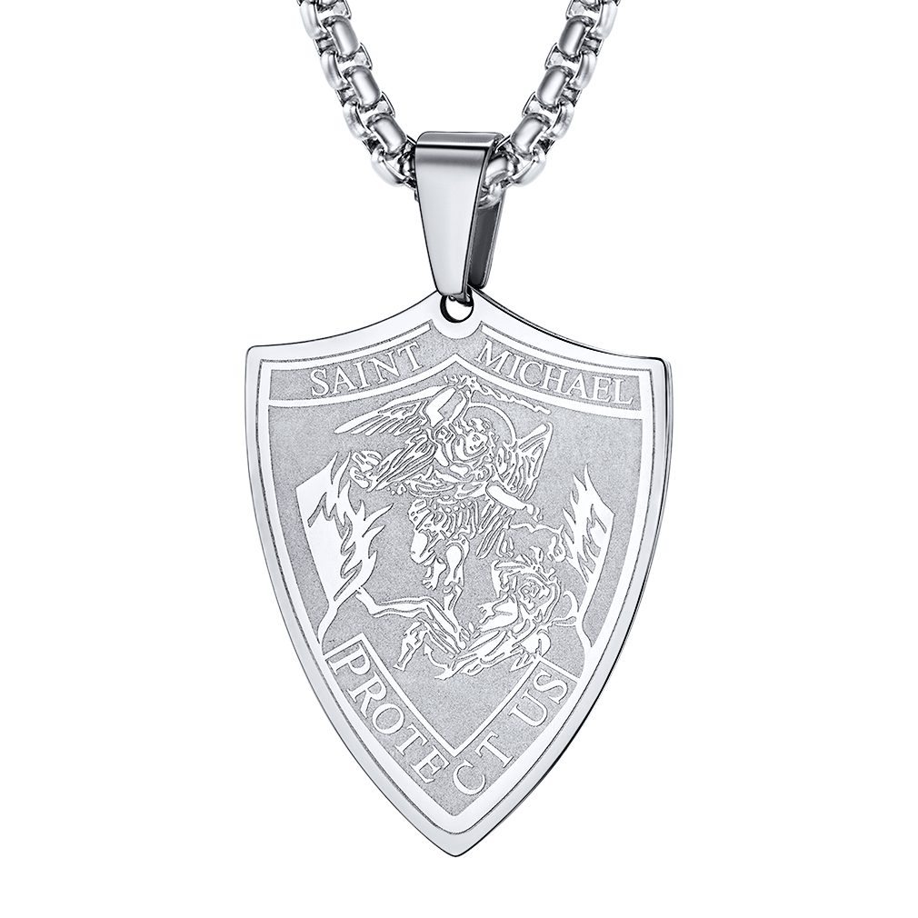 St Michael Archangel Pendant Necklace