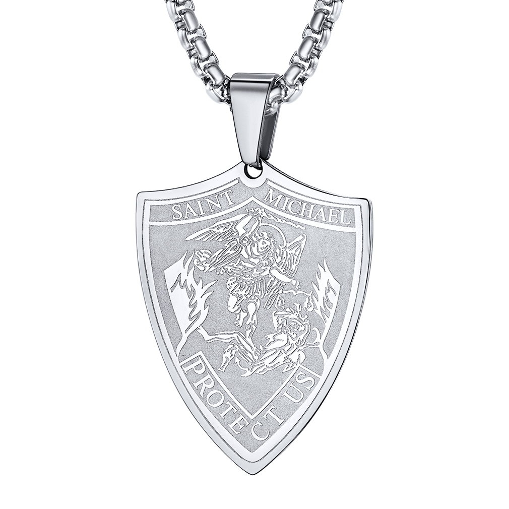St Michael Archangel Pendant Necklace