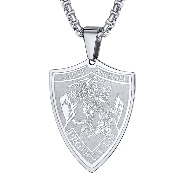 St Michael Archangel Pendant Necklace
