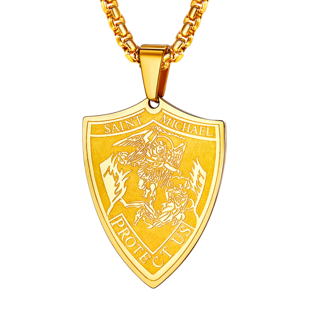 St Michael Archangel Pendant Necklace